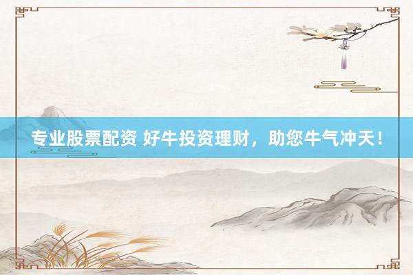 专业股票配资 好牛投资理财，助您牛气冲天！