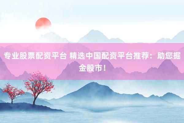 专业股票配资平台 精选中国配资平台推荐：助您掘金股市！